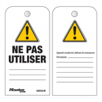 Do Not Operate Boxed Roll of Tags, French_noscript