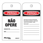 Do Not Operate Boxed Roll of Tags, Portuguese_noscript