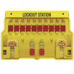 10-Lock Padlock Station, A.A. Padlocks_noscript