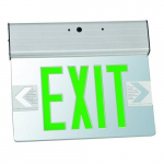Aluminum Housing Edge Lit LED Exit Sign_noscript