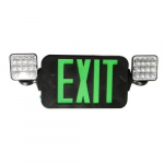 Square Head LED Combo Exit/Emergency Light_noscript