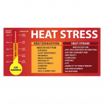 6' x 12' Heat Stress Banner with Grommets, Mesh Material_noscript
