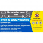 Banner, "Covid-19 Safety Precautions"_noscript