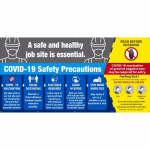 "A Safe and Healthy Job Site is Essential", Banner, 72"x12"_noscript