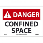 "Danger Confined Space" Safety Sign_noscript