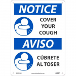 "Notice Cover Your Cough", Eng/Esp_noscript