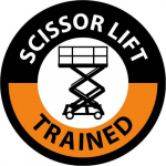 "Scissor Lift Trained" Hard Hat Emblem_noscript