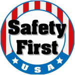 "Safety First Usa" Hard Hat Emblem_noscript