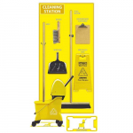Cleaning Station Shadow Board, Kit, Yellow/White_noscript