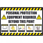 "Personal Protection Equipment" Sign_noscript