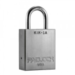 KiK-1A 1-13/16" Wide Padlock, Silver{part}