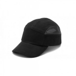 Baseball Bump Cap, Black and Gray_noscript