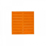 Adhesive Reflective Stripe for Hard Hat, Orange_noscript