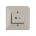 Momentary Flush Rocker Switch, Beige{part}