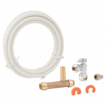 1/2" Ice Maker Connector Kit with Angle Stop_noscript