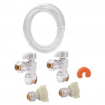 Faucet Connector Kit with Angle Stop in Retail Bag_noscript