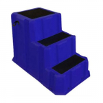 Blue 3 Step Stool with Handrails_noscript