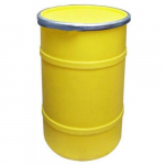 Yellow 30 Gallon Open Head Drum