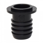1-1/4" ABS Black Barbed Fill Straight Adapter_noscript