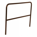 Aluminum Pipe Safety Railing 60" Long, Brown_noscript