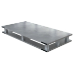 Aluminum Pallet Solid Top 4-Way Entry, 48" x 24"_noscript