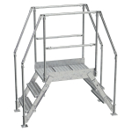 Aluminum Crossover Ladder, 3 Step, 23" Top Step_noscript