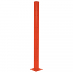 2 Rib Rail Drop-In Post, Orange, 72" Height_noscript