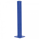 3 Rib Rail Bolt-On Post, Blue, 42" Height_noscript