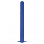 3 Rib Rail Bolt-On Post, Blue, 72" Height_noscript