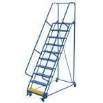 PW Portable Ladder, Perforated, 10 Steps_noscript