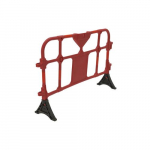 59" x 40" Plastic Handrail Barrier, Red_noscript