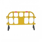 59" x 40" Plastic Handrail Barrier, Yellow_noscript
