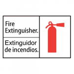 English/Spanish Sign "Fire Extinguisher"_noscript
