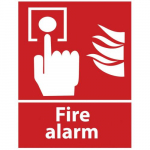 Aluminum Pictogram Sign: "Fire Alarm"_noscript