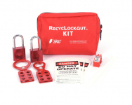 RecycLockout Lockout Tagout Kit w/ Padlocks_noscript