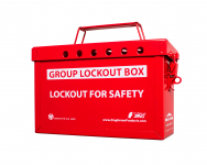 RecycLockout Group Lockout Box - Red_noscript