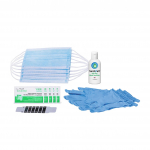 COVID Safety 5-Day w/ Gloves Personal Protection (PPE) Kit_noscript