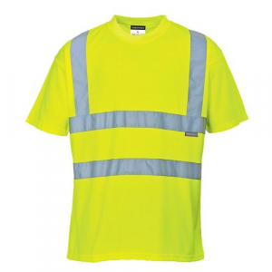 Portwest S478 High Visibility Lightweight Safety T-Shirt Yellow, X-Large