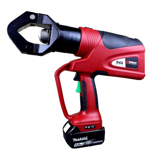 Burndy LLC PAT644L5 Patriot 11Ton OneCrimp Crimper, 120V, 5.0Ah