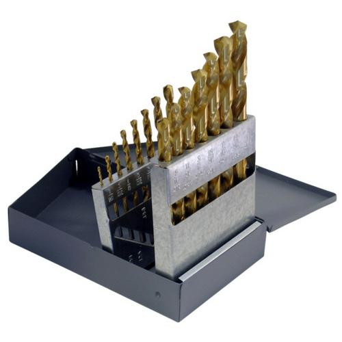 ChicagoLatrobe 69871 Style 550TN Drill Set in Metal Index Case Heavy Duty Depot