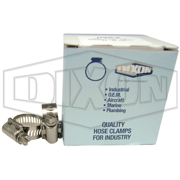 Dixon GHDHSS8 Worm Gear Clamp Retail Packaged, (40) Heavy Duty Depot