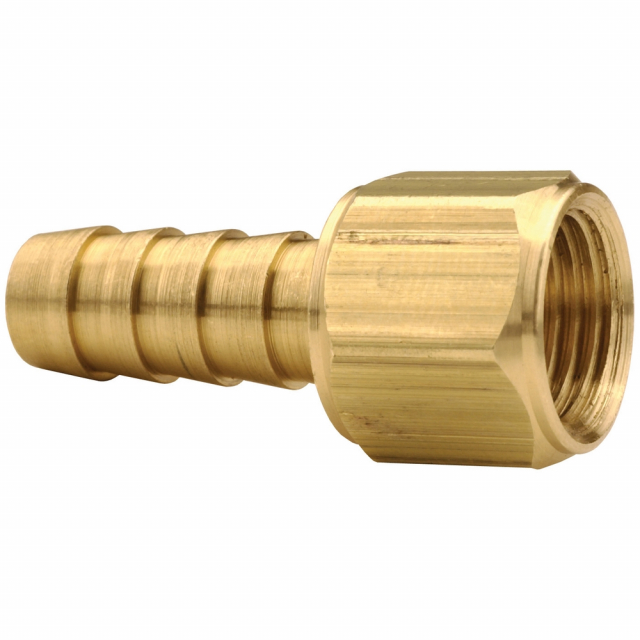Dixon 1450609 3/8" Hose ID x 9/16"18 UNF Thread Brass Female Swivel