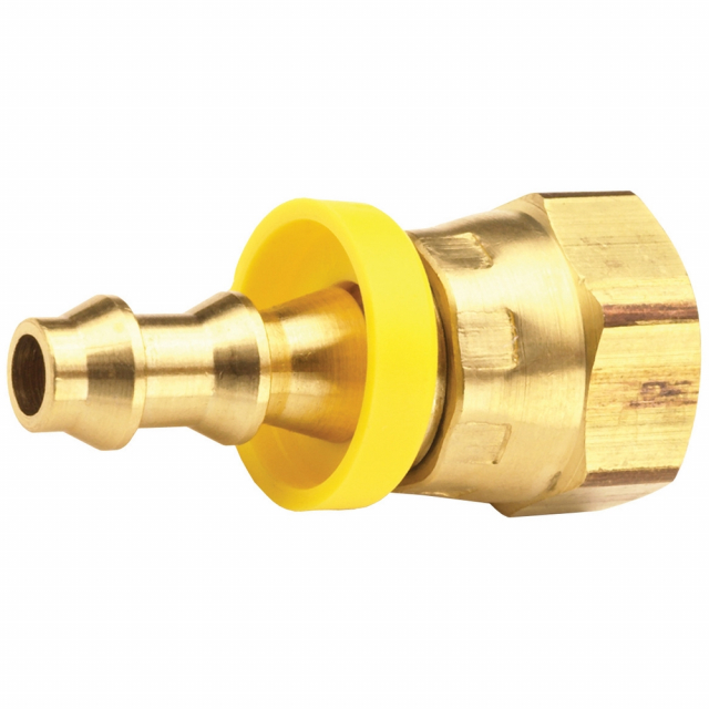 Dixon 2801212 3/4" Hose ID, 3/4" Brass Female NPSM Swivel x PushOn