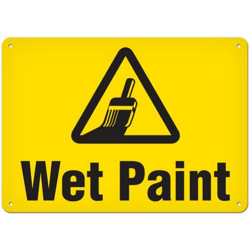 GHS Safety SC5077PG Sign "Wet Paint", GlowintheDark