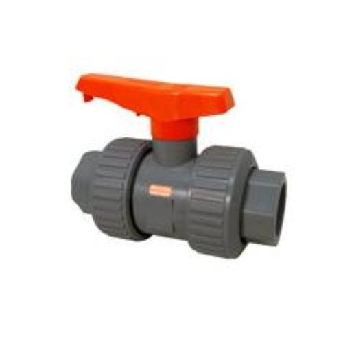NIBCO MA936UC U45TBV Bleach Ball Valve, Universal Ends, FKM Heavy