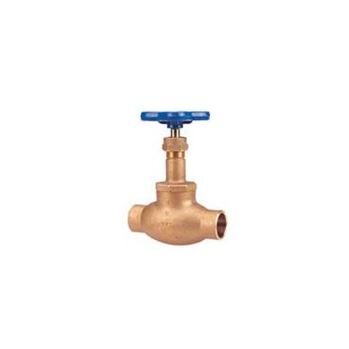 NIBCO NJ2K00F S211Y Globe Valve, Bronze, PTFE Disc, Solder Ends, 3