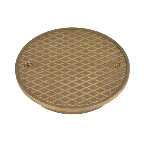 Oatey 42366 3" Brass Cleanout Frame and Cover, (Pack of 12 pcs