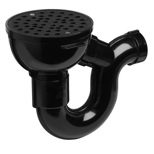 Oatey 42723 2" ABS Floor Drain with PTrap and Cleanout, (Pack of 2