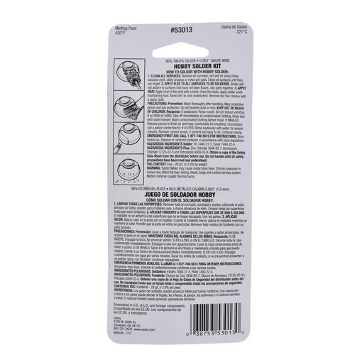 Oatey 53013 1 oz. Hobby Solder Kit, (Pack of 12 pcs) Heavy Duty Depot