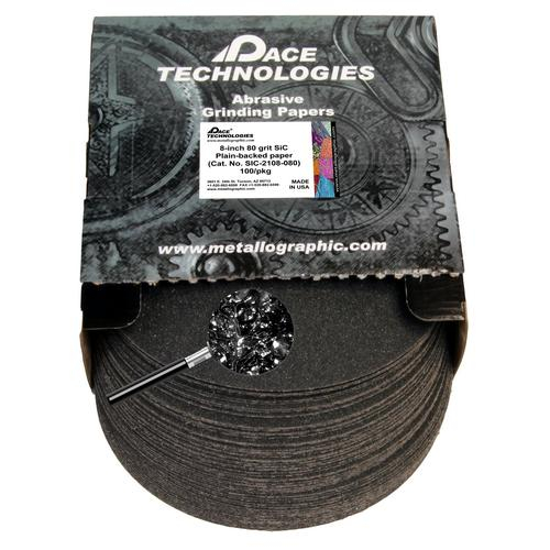 Pace Technologies SIC2108080 80 Grit SiC Abrasive Grinding Paper
